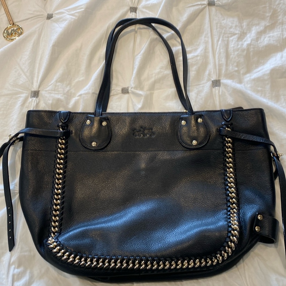 COACH whiplash tote